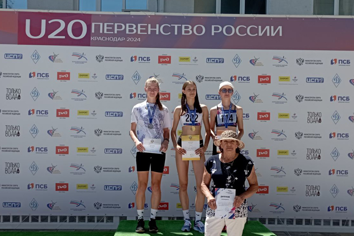 Александра Пцарева стала призером Первенства России по легкой атлетике