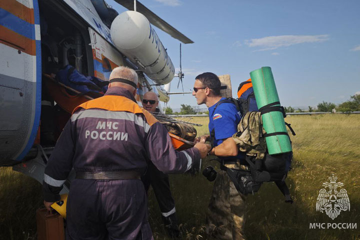 Турист из Подмосковья спасен МЧС в горах Хакасии 