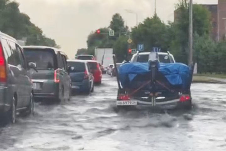 Красноярск тонет после ливня