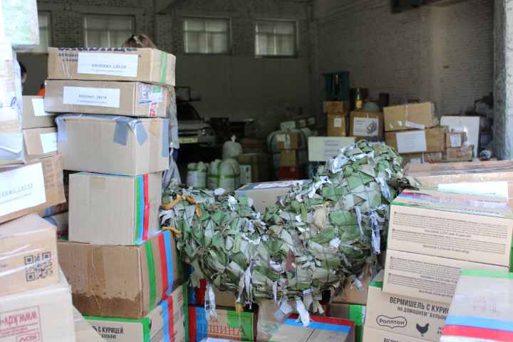 Из Хакасии отправили 17 тонн гуманитарного груза