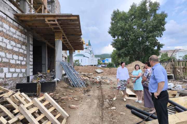 Центр культурного развития в Сорске строится медленнее, чем планировалось