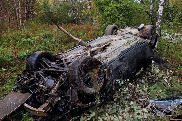 На трассе Кызыл - Абакан погиб молодой пассажир «Ауди»