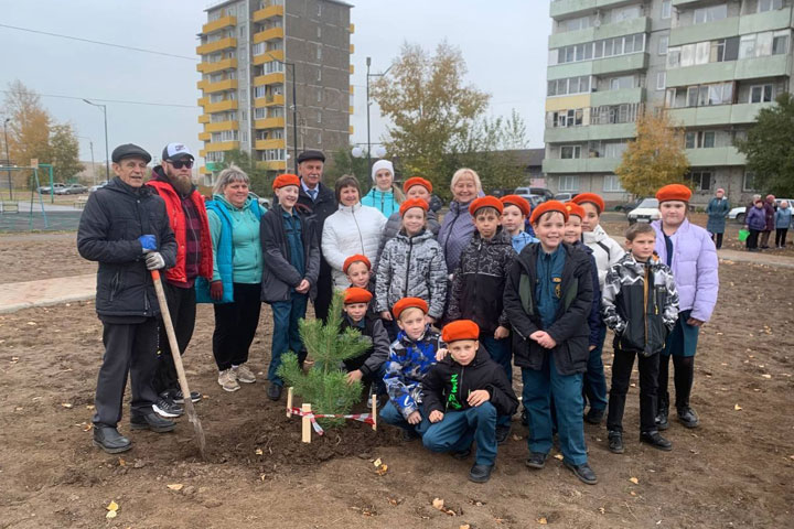 Озеленение Черногорска продолжается