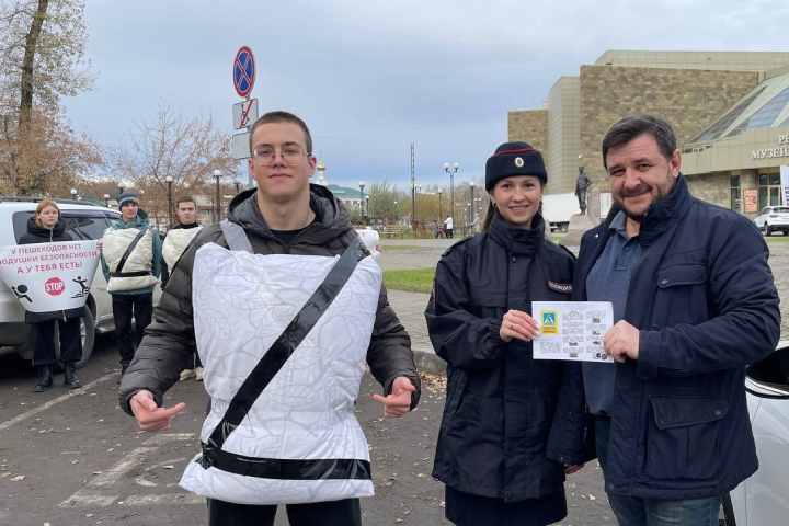 В Хакасии водителям напомнили о том, что у пешеходов нет подушек безопасности