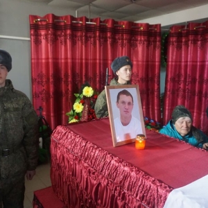 В Ширинском районе простились с бойцом ЧВК «Вагнер» 