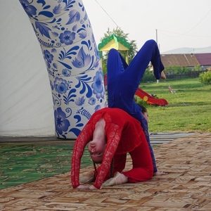 В Шира выступила цирковая студия «Непоседы»