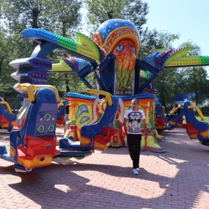 Новый аттракцион «Биоробот» начал работу в детском парке «Орленок»