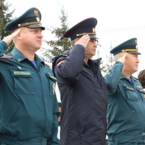 МЧС по Хакасии приняло кадетов в свои ряды 