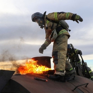 В Абакане завершается обучение пожарных