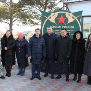 В Таштыпском районе увековечили память участников локальных войн и вооруженных конфликтов