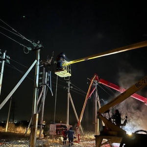 На электросетях в Калинино продолжаются восстановительные работы