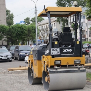 На обновленной Театральной площади в Абакане станет светлее