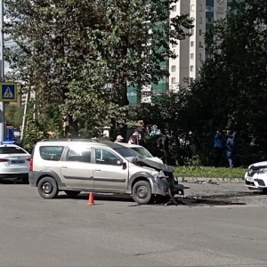 Тройное ДТП в Абакане затормозило движение транспорта 