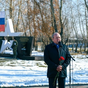 В Солнечном открылся обелиск павшим воинам 