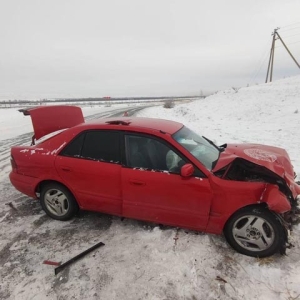 В Хакасии автоледи получила перелом ребра