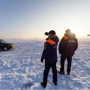 Лёд на водоемах Хакасии набрал хорошую толщину