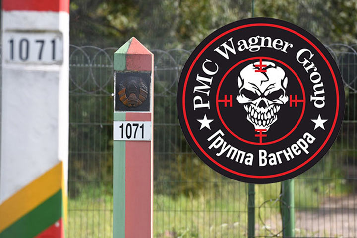 Символ «Вагнера» на границе с Литвой. Польша подтягивает армию к Белоруссии